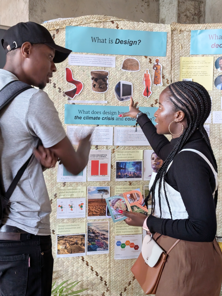people in front of the Design Reparations stand at Nairobi Design Week 2025 people in front of the Design Reparations stand at Nairobi Design Week 2025