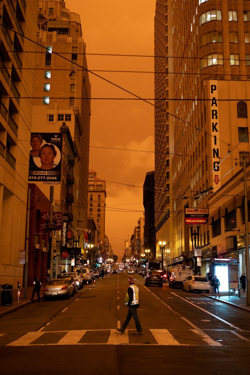 Photo by Tegan Mierle people walking on street during night time